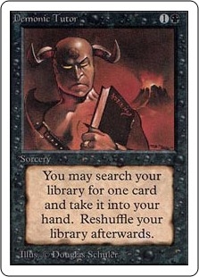 Demonic Tutor Unlimited Edition
